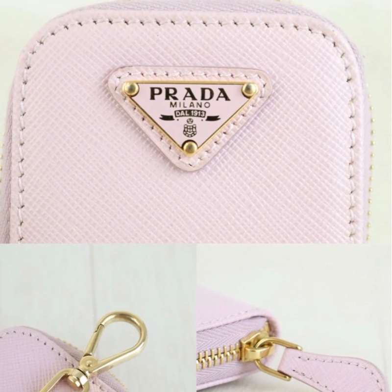 「JL精品代購」極新 Prada 粉色三合一-15