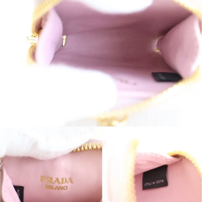 「JL精品代購」極新 Prada 粉色三合一-16
