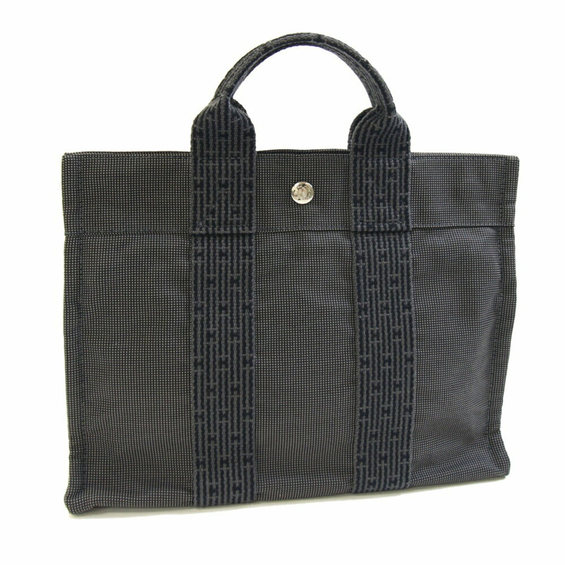 愛馬仕 Air Line Tote PM 手提包，灰色帆布，男女通用迷你手提包，愛馬仕-0