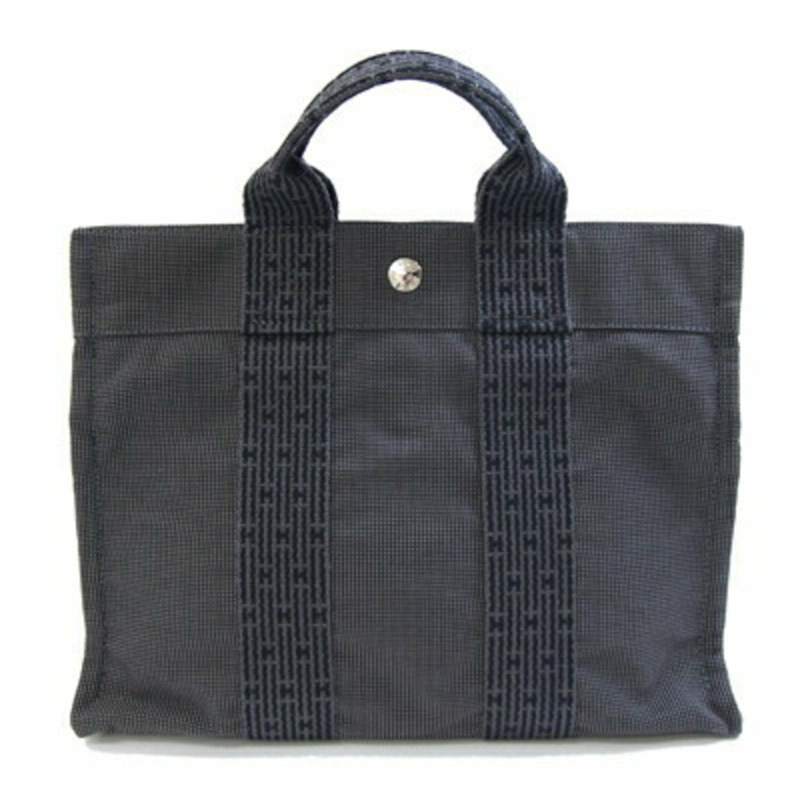 愛馬仕 Air Line Tote PM 手提包，灰色帆布，男女通用迷你手提包，愛馬仕-1