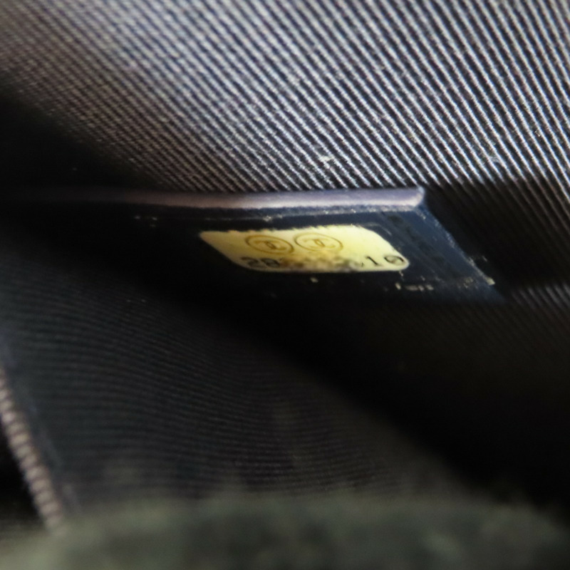 金/深藍色 羊皮 豎版Boy 肩背包【CHANEL 香奈兒】-6