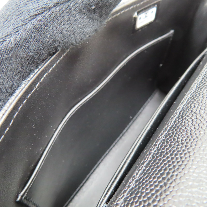 黑色 荔枝紋牛皮 Micro coco handle 兩用包 金扣【CHANEL 香奈兒】 AP4244-5