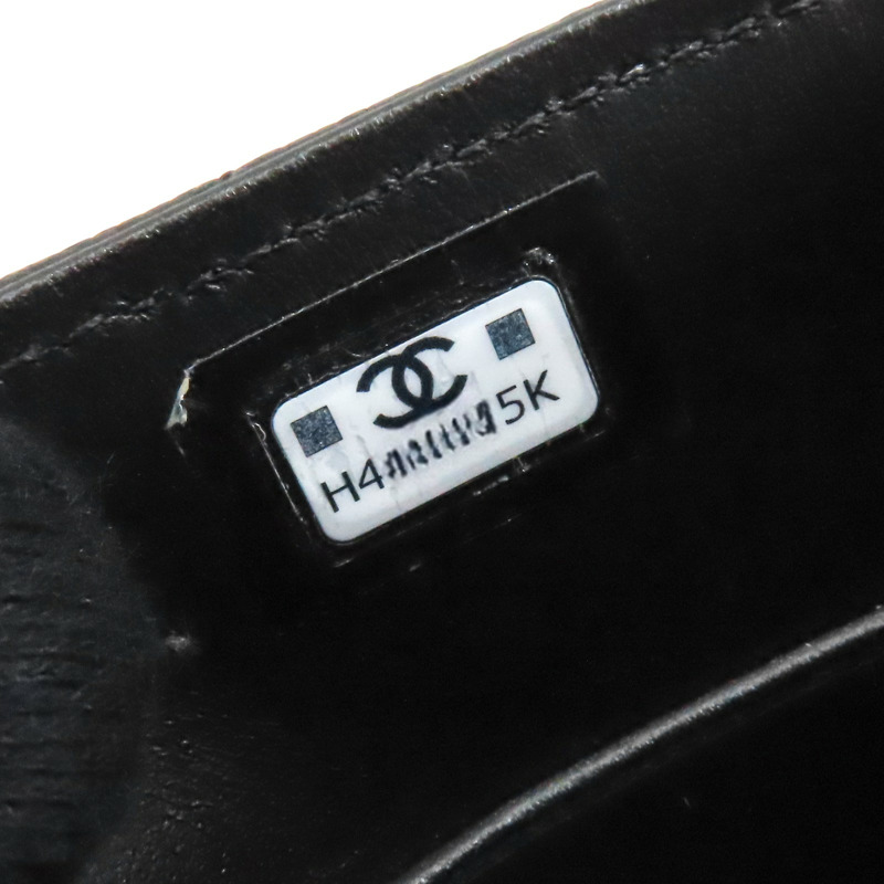 黑色 荔枝紋牛皮 Micro coco handle 兩用包 金扣【CHANEL 香奈兒】 AP4244-8