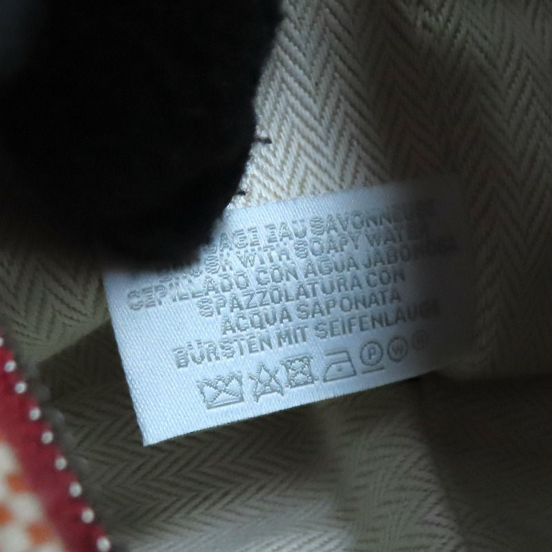 紅色 帆布/棉布 Bride a Brac GM 收納包 手提包 H103587M 【HERMES 愛馬仕】 H103587M-8