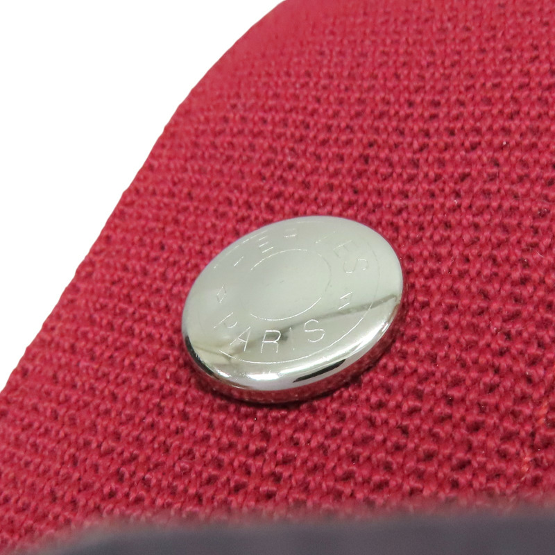 紅色 帆布/棉布 Bride a Brac GM 收納包 手提包 H103587M 【HERMES 愛馬仕】 H103587M-10