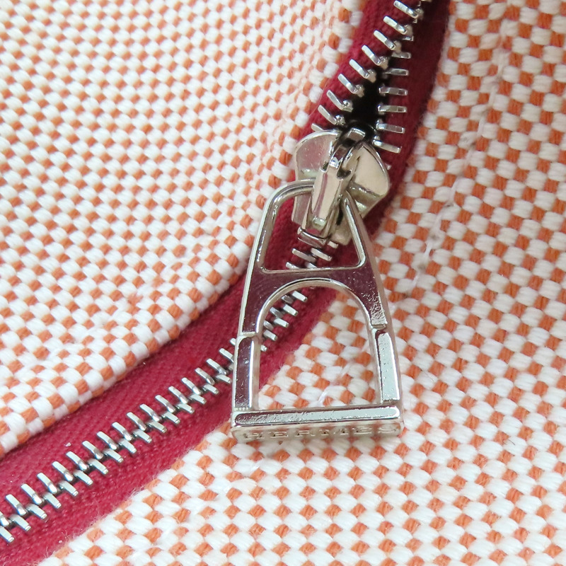 紅色 帆布/棉布 Bride a Brac GM 收納包 手提包 H103587M 【HERMES 愛馬仕】 H103587M-11