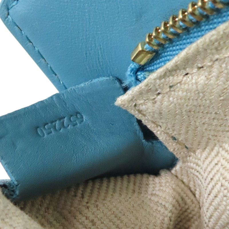 藍色 牛皮 宮崎駿 Puzzle mini 兩用包【LOEWE 羅威】-7