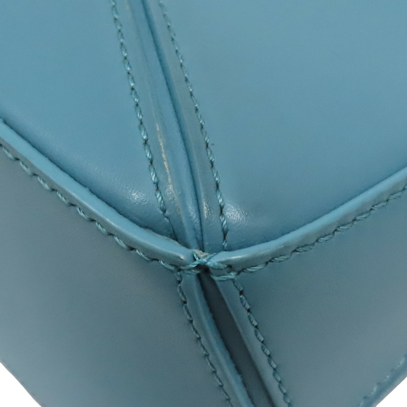 藍色 牛皮 宮崎駿 Puzzle mini 兩用包【LOEWE 羅威】-12