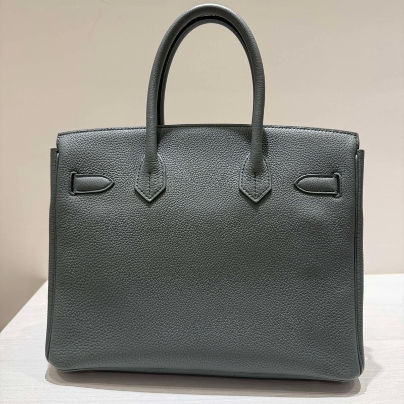 Hermes birkin 30 愛馬仕 柏金 杏仁綠 D刻-3