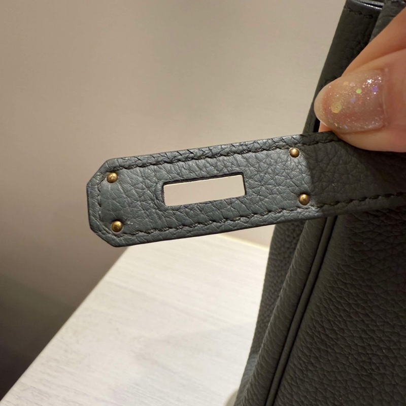 Hermes birkin 30 愛馬仕 柏金 杏仁綠 D刻-13