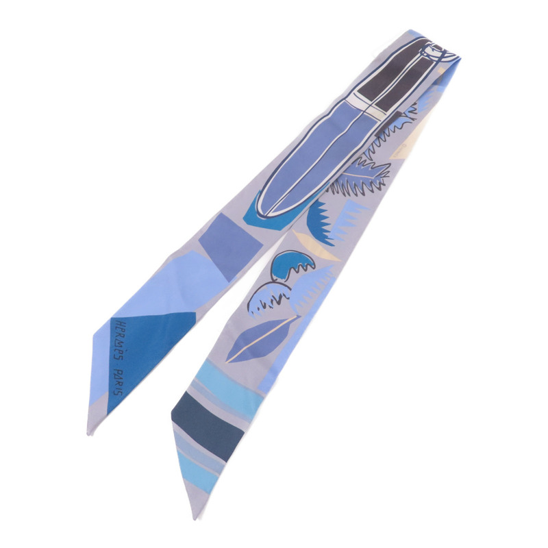 HERMES 絲質Twilly絲巾-0