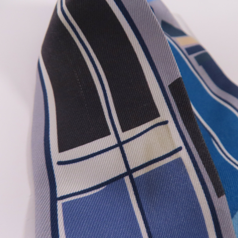 HERMES 絲質Twilly絲巾-4