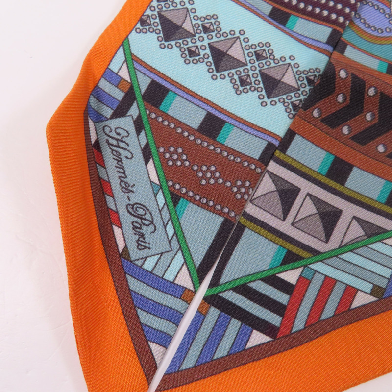 HERMES 絲質Twilly絲巾-3