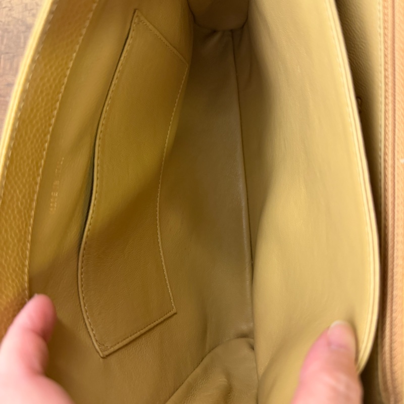 Chanel vintage 經典皮革斜挎包Vintage Chanel Tan Pebble Leather Shoulder Bag-15