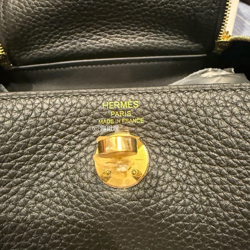 Hermes mini Lindy 二代 黑金 最新K刻 全新全配-20