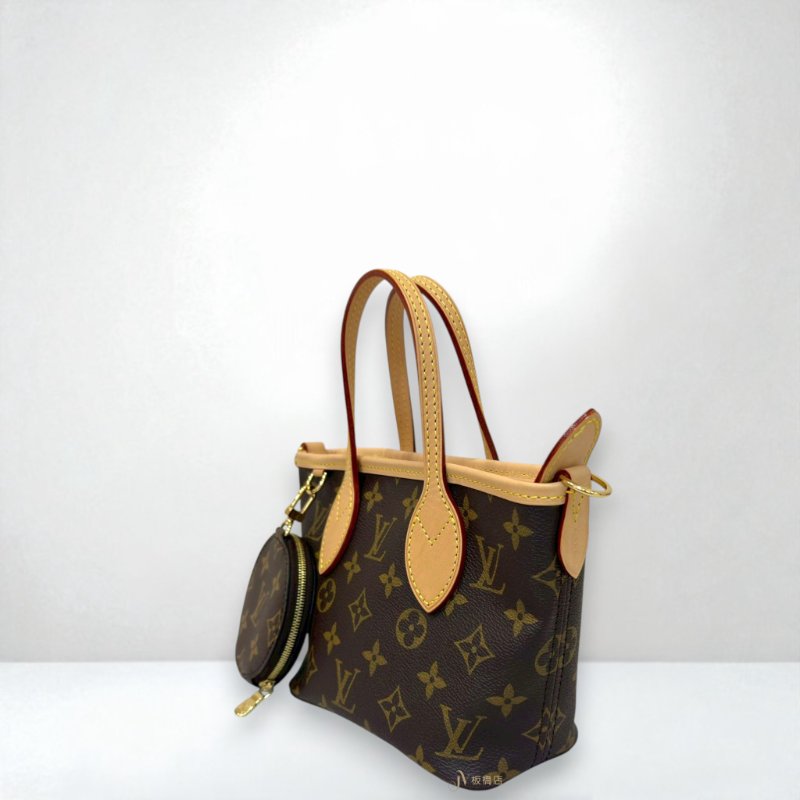 JS1212-LV Neverfull BB原花奶茶色寬背帶托特包 M46705-1
