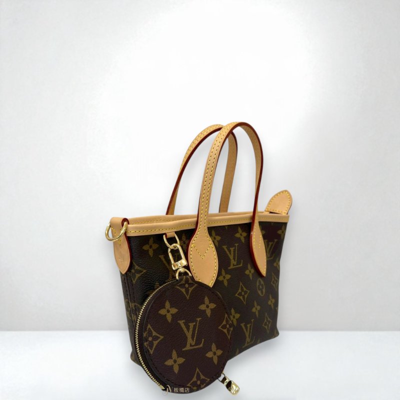 JS1212-LV Neverfull BB原花奶茶色寬背帶托特包 M46705-2