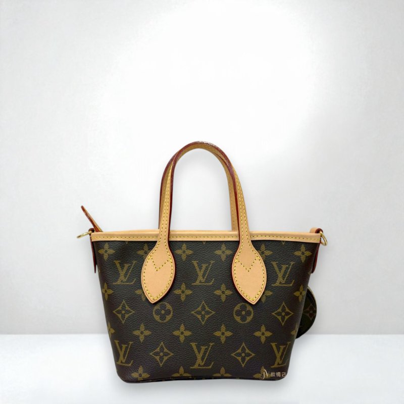 JS1212-LV Neverfull BB原花奶茶色寬背帶托特包 M46705-3