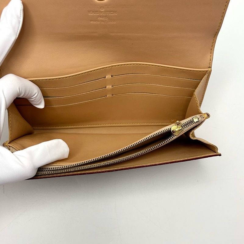 LV 路易威登黑三彩金豆豆錢包-5