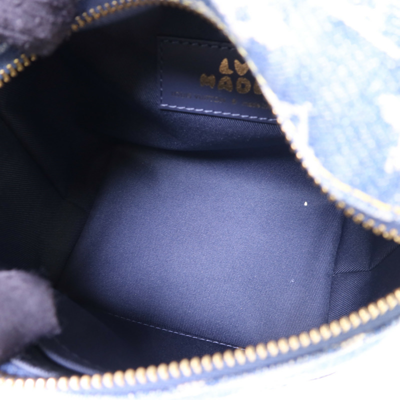 LOUIS VUITTON NIGO Monogram Denim Cruiser金扣手挽肩背兩用袋-5