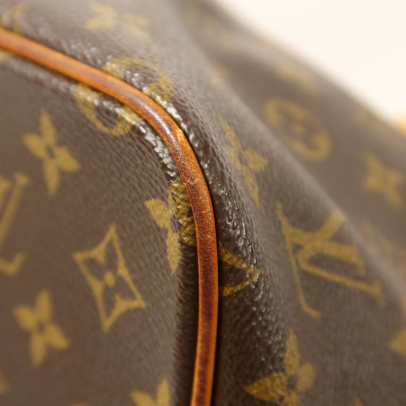 LOUIS VUITTON Monogram Palermo PM金扣手挽肩背兩用袋棕色-11