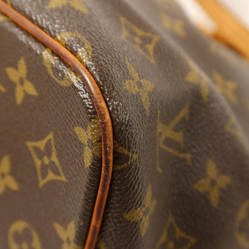 LOUIS VUITTON Monogram Palermo PM金扣手挽肩背兩用袋棕色-13