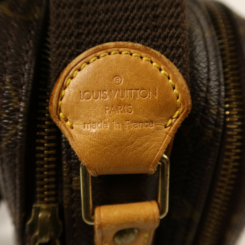 LOUIS VUITTON Monogram Reporter PM金扣肩背袋-6