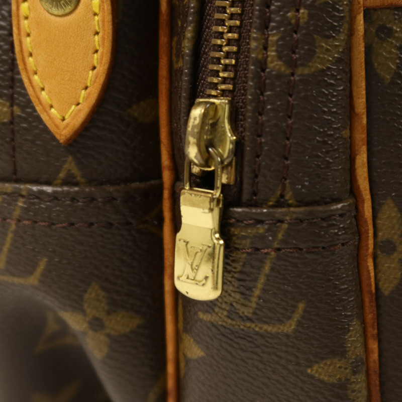 LOUIS VUITTON Monogram Reporter PM金扣肩背袋-10