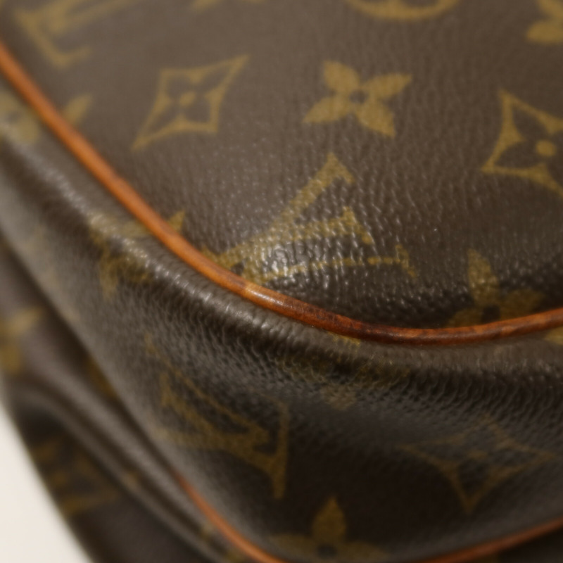 LOUIS VUITTON Monogram Reporter PM金扣肩背袋-12
