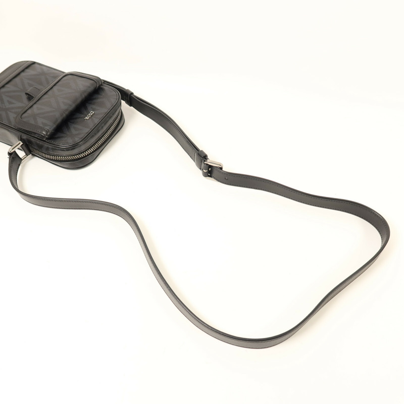 Dior 塗層帆布CD Diamond銀扣肩背袋-7