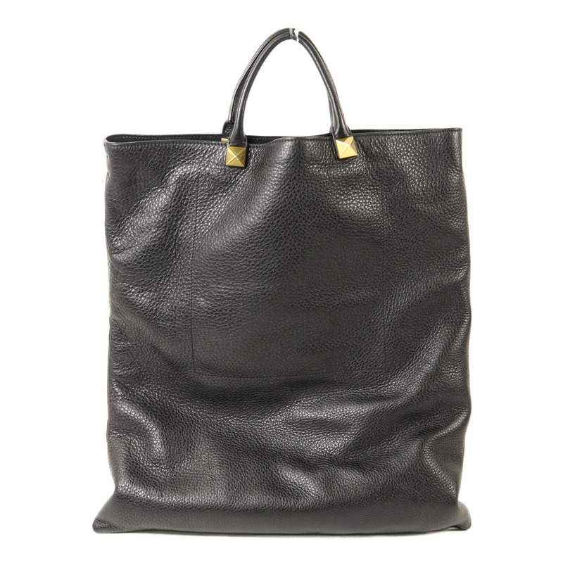 Valentino 牛皮皮革2 Way Shoulder金扣手挽肩背兩用袋-1