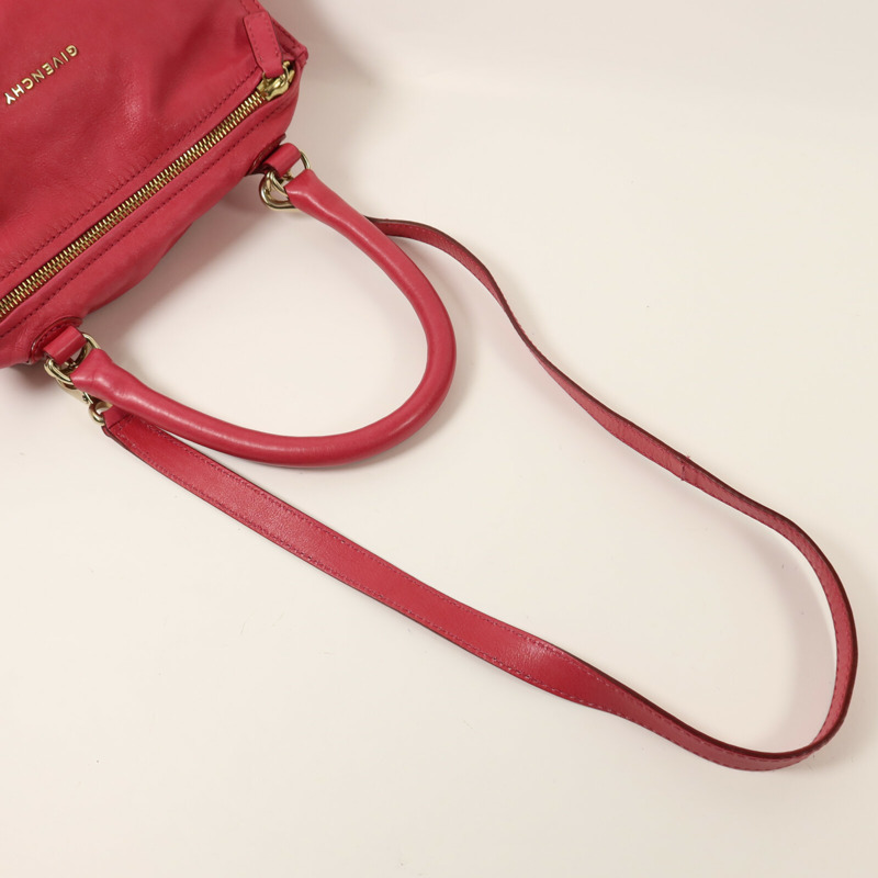 GIVENCHY 牛皮皮革Pandora Medium金扣手挽肩背兩用袋-8