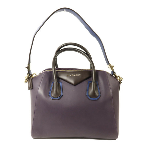 GIVENCHY 牛皮皮革Antigona Large金扣手挽肩背兩用袋