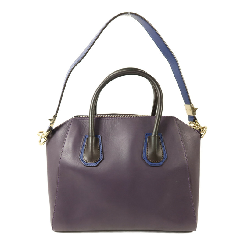 GIVENCHY 牛皮皮革Antigona Large金扣手挽肩背兩用袋-1