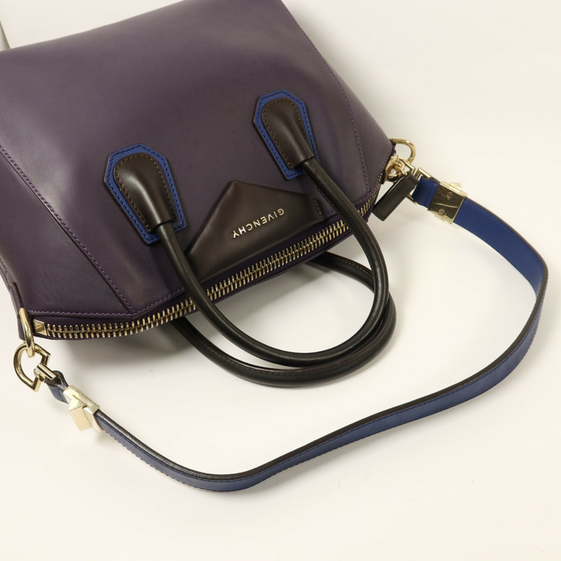 GIVENCHY 牛皮皮革Antigona Large金扣手挽肩背兩用袋-7