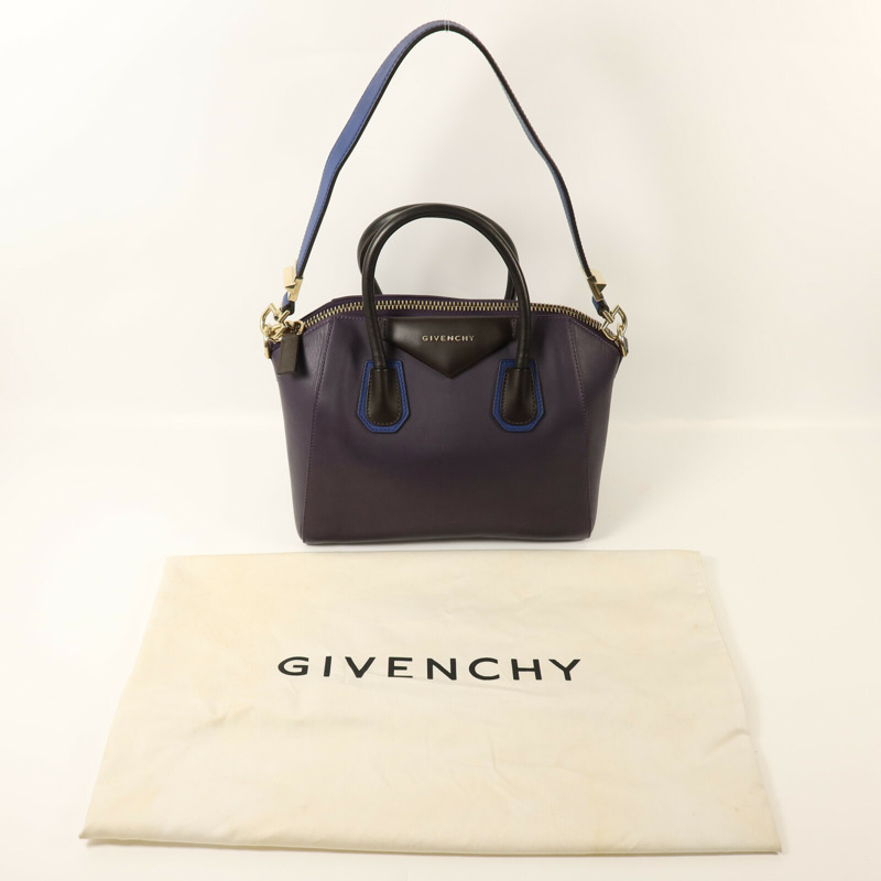 GIVENCHY 牛皮皮革Antigona Large金扣手挽肩背兩用袋-8