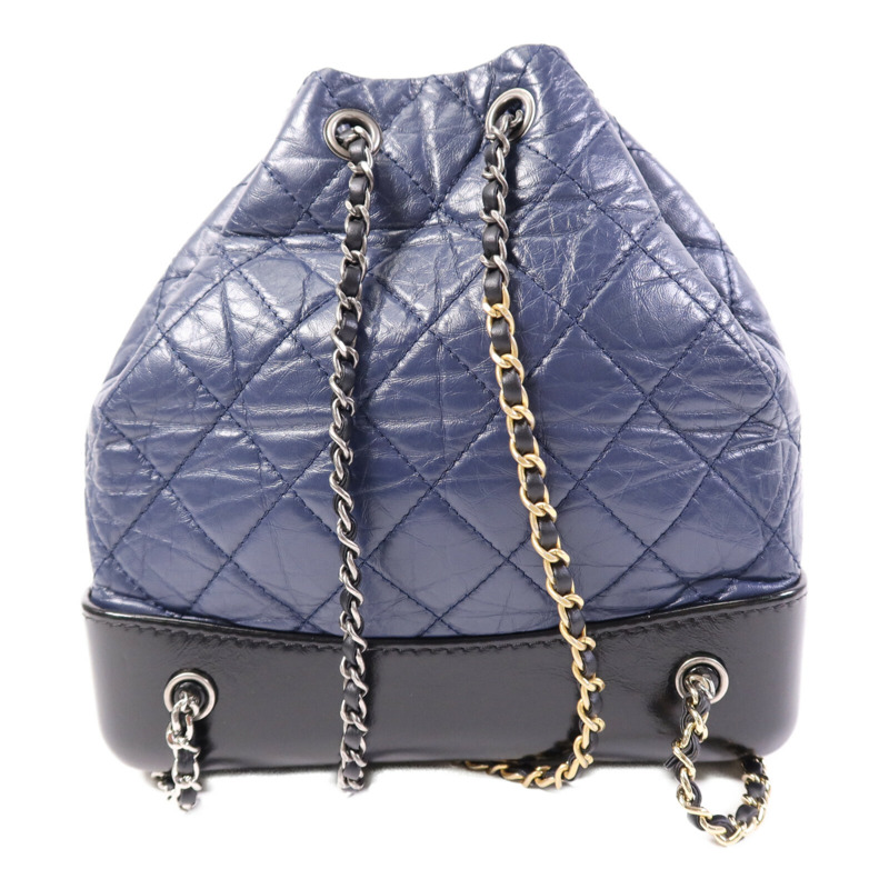 CHANEL 牛皮皮革Gabrielle Backpack背包-1