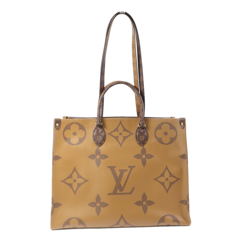 LOUIS VUITTON Monogram Giant OnTheGo GM金扣手挽肩背兩用袋-1