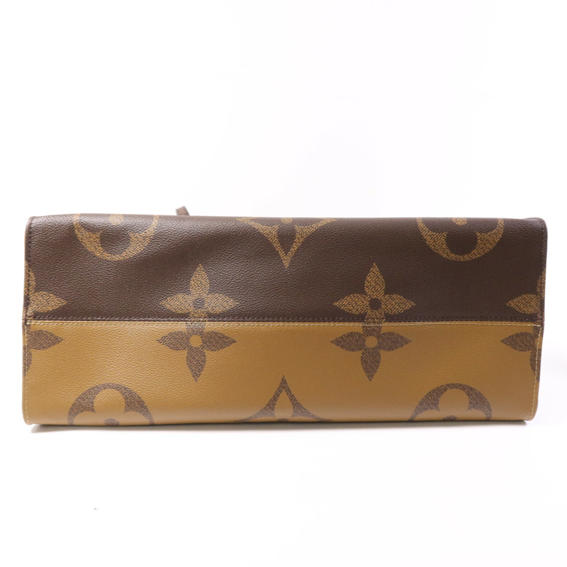 LOUIS VUITTON Monogram Giant OnTheGo GM金扣手挽肩背兩用袋-3