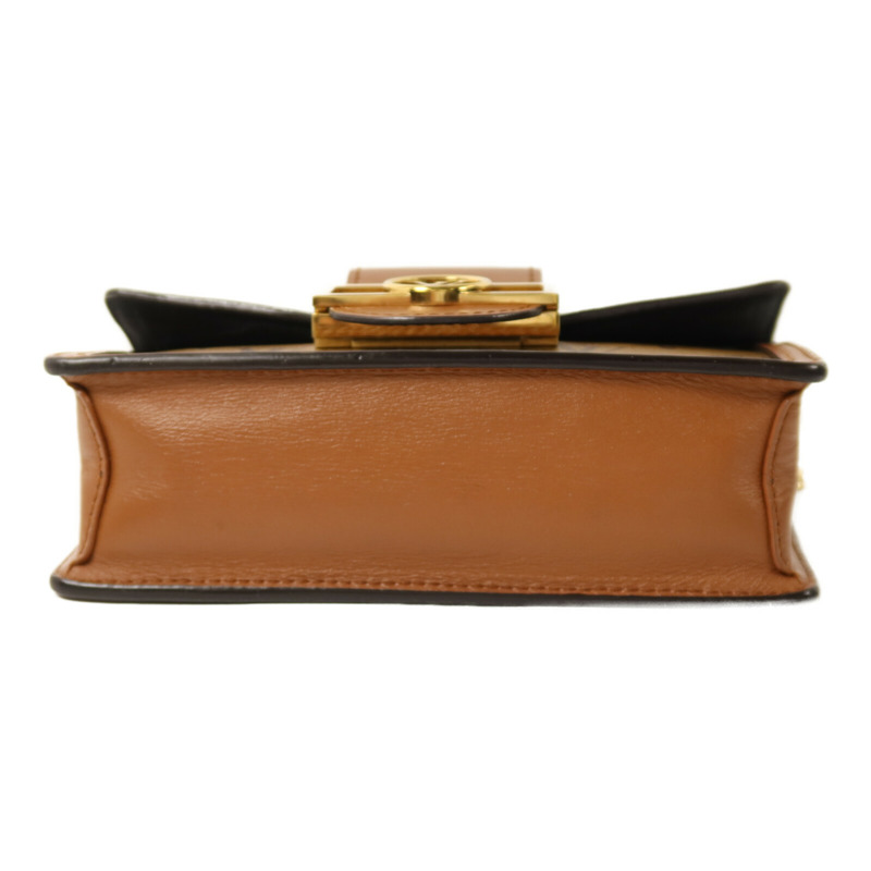 LOUIS VUITTON Monogram Reverse Dauphine金扣鏈帶肩背袋-3