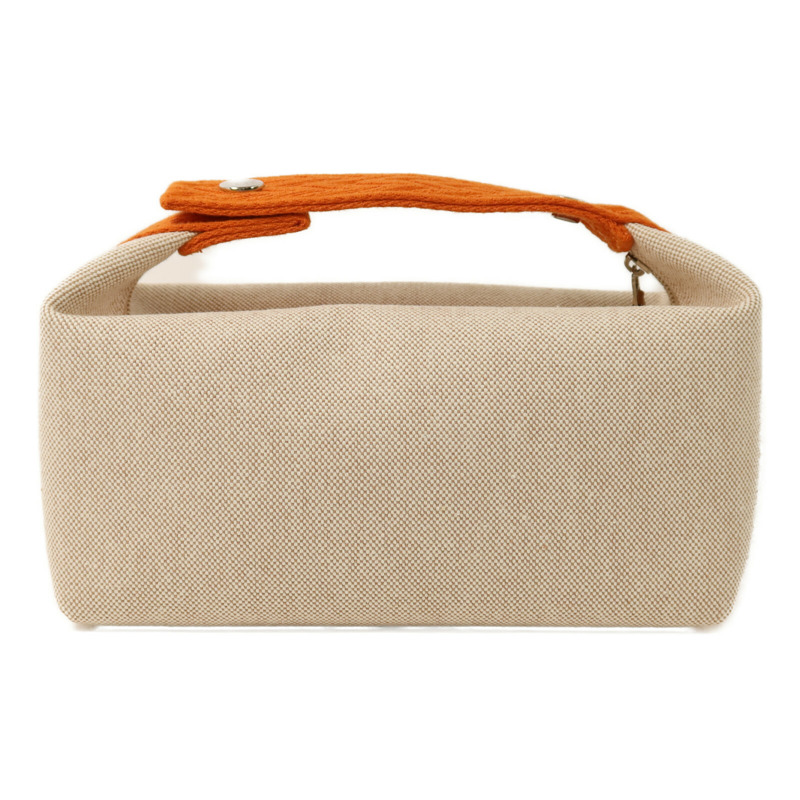 HERMES 帆布Bride A Brac PM銀扣手挽袋-1