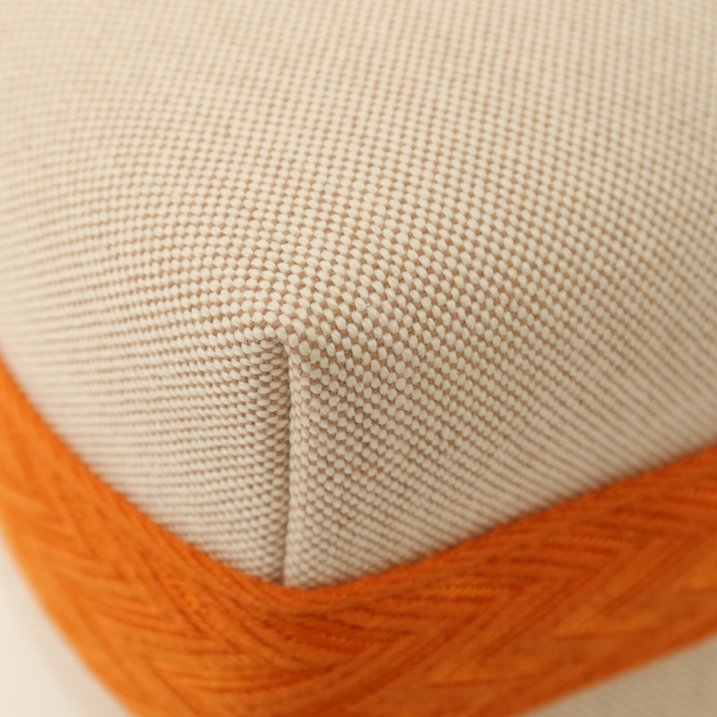 HERMES 帆布Bride A Brac PM銀扣手挽袋-8