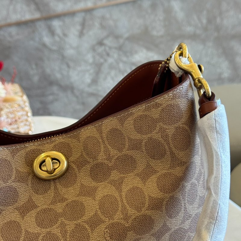 *SHIHNA名牌精品* COACH WILLOW 帆布柔軟水桶包-1