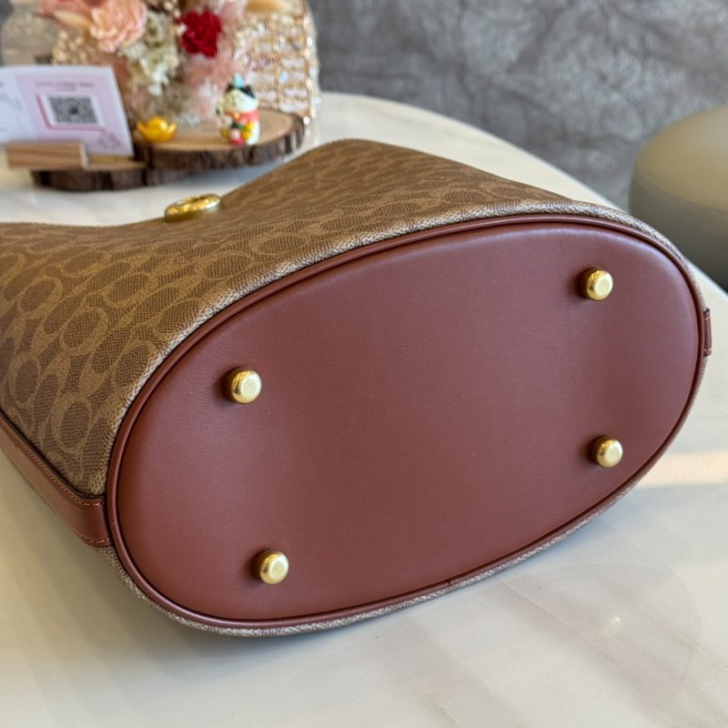 *SHIHNA名牌精品* COACH WILLOW 帆布柔軟水桶包-5