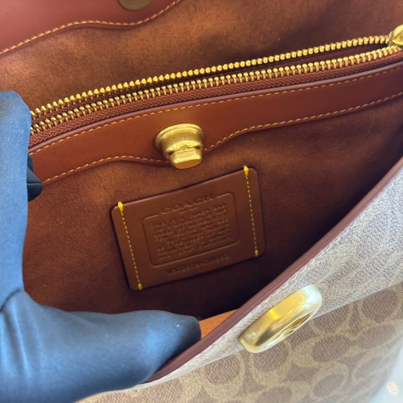 *SHIHNA名牌精品* COACH WILLOW 帆布柔軟水桶包-7