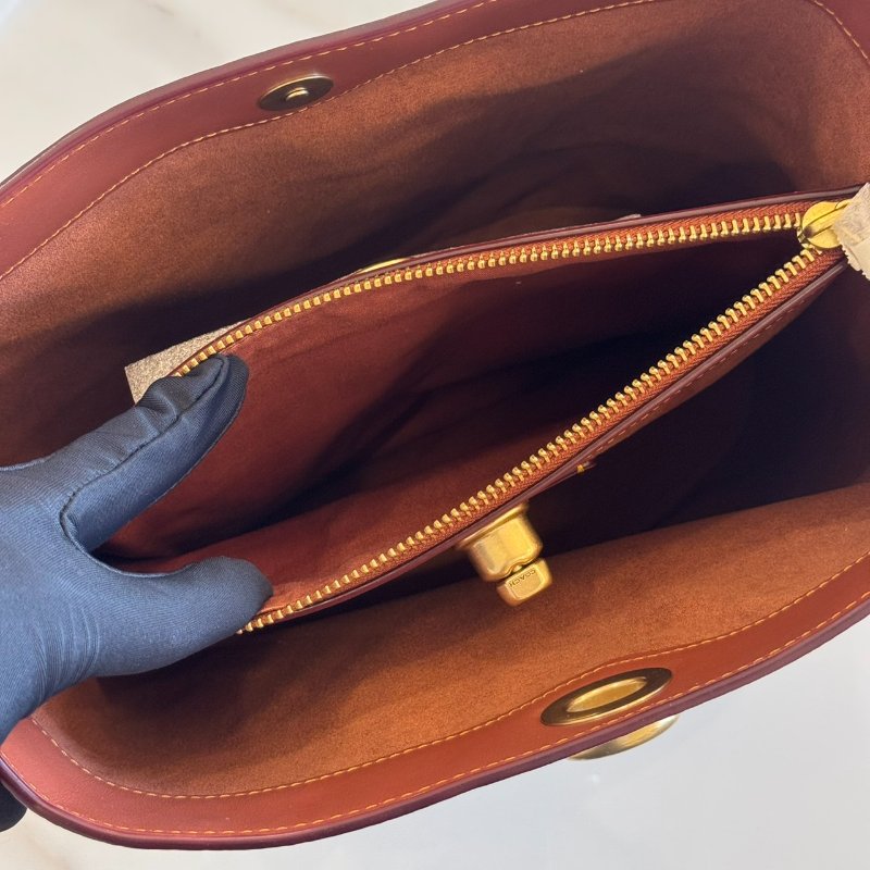 *SHIHNA名牌精品* COACH WILLOW 帆布柔軟水桶包-8