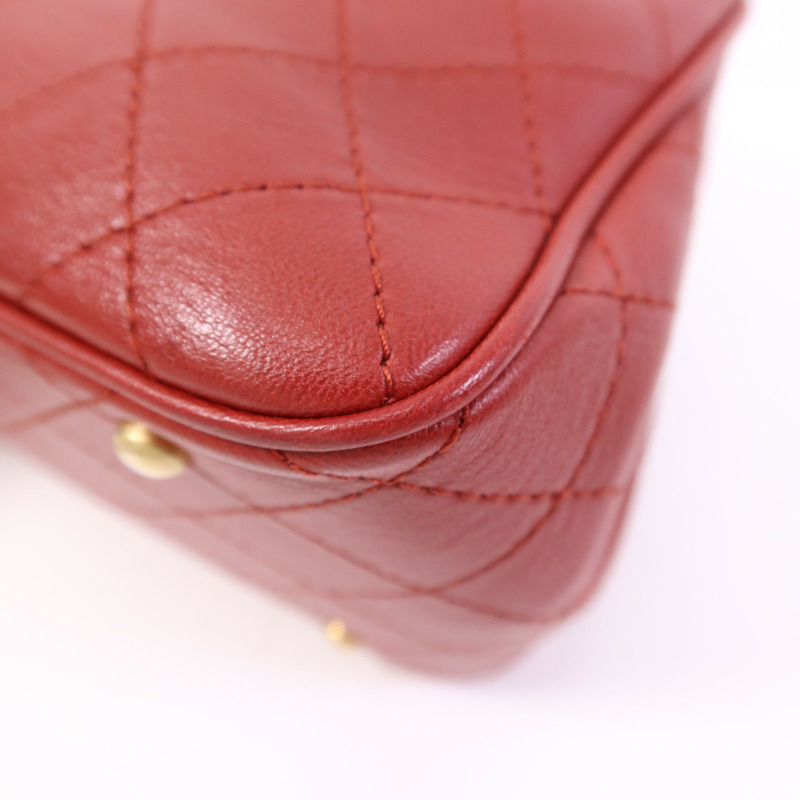 CHANEL 牛皮皮革Egyptian Amulet金扣鏈帶肩背袋-6