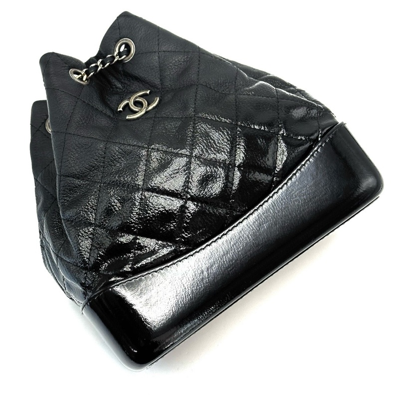 CHANEL香奈兒漸變黑色流浪雙肩包小號-2