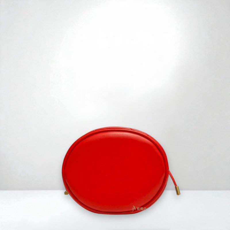 JS1234-GUCCI GG Marmont紅牛皮迷你水桶袋575163-4