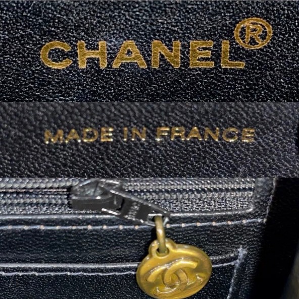 「JL精品代購」9新 Chanel菱格牛皮做舊五金小Kelly型包包-12